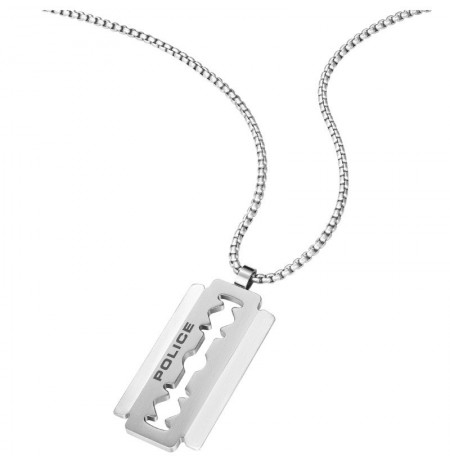 Police Jewelry Hollow Stainless Steel Razorblade PEAGN0005501