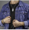 Police Jewelry Hollow Stainless Steel Razorblade PEAGN0005501