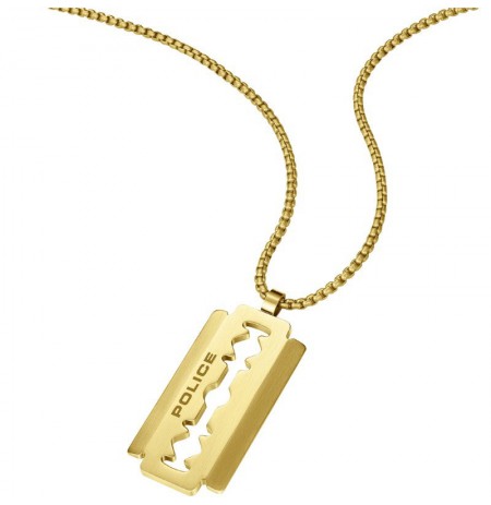 Police Jewelry Hollow Stainless Steel Razorblade PEAGN0005503