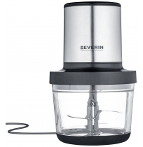 Severin KM 3867 electric food chopper 1 L 400 W Black, Silver, Transparent