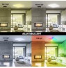 Tellur Smart WiFi Ceiling Light, RGB 24W, Square, White
