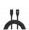 Tellur Extendable USB-C to USB-C Cable PD60W up to 1.8m Black