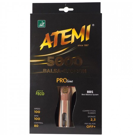 New Atemi 5000 Pro concave ping pong racket