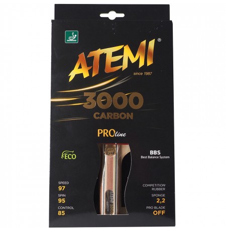 New Atemi 3000 Pro anatomical ping pong racket