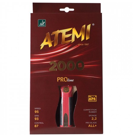 New Atemi 2000 Pro anatomical ping pong racket