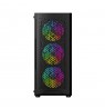 Gembird CCC-FC-400X Gaming ARGB computer case Fornax 400X, black