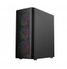 Gembird CCC-FC-400X Gaming ARGB computer case Fornax 400X, black