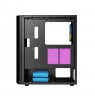 Gembird CCC-FC-400X Gaming ARGB computer case Fornax 400X, black