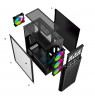 Gembird CCC-FC-400X Gaming ARGB computer case Fornax 400X, black