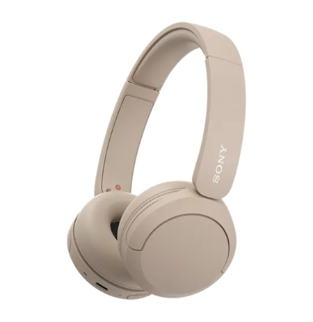 Sony WH-CH520 Wireless Headphones, Beige