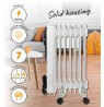 Adler Oil-Filled Radiator AD 7815	 1500 W, Number of power levels 3, White