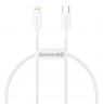 Baseus Superior Series Cable USB-C to Lightning, 20W, PD, 0,25m (white)