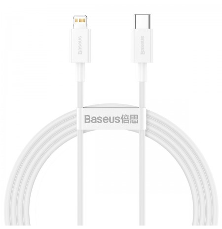 Baseus Superior Series Cable USB-C to Lightning, 20W, PD, 1,5m (white)