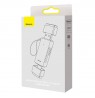 Baseus Lite Series SD/TF memory card reader, USB + USB-C (gray)