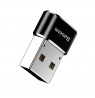 Baseus USB Male To Type-C Female Adapter Converer black