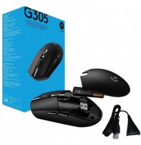 Žaidimų pelė Logitech G305  LightSpeed, Juoda