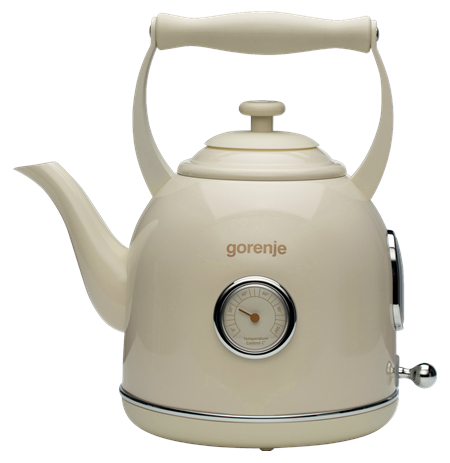 Gorenje Kettle K17CLIN Electric, 2000 W, 1.7 L, Plastic/Metal, 360° rotational base, Ivory