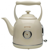 Gorenje | Kettle | K17CLIN | Electric | 2000 W | 1.7 L | Plastic/Metal | 360° rotational base | Beige