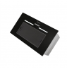 Candy Hood CPY5MBG Telescopic, Energy efficiency class C, Width 52 cm, 298 m³/h, Mechanical control, LED, Black Glass