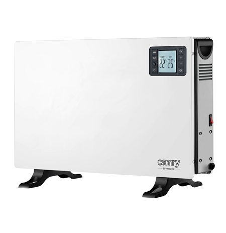 Camry Convection Fan Heater with Remote Control CR 7739	 2000 W, Number of power levels 3, White