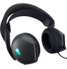 Dell Alienware Wired Gaming Headset AW520H Over-Ear, Built-in microphone, Dark Side of the Moon, Noise canceling