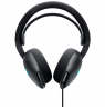 Dell Alienware Wired Gaming Headset AW520H Over-Ear, Built-in microphone, Dark Side of the Moon, Noise canceling