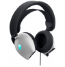 Dell Alienware Wired Gaming Headset AW520H Over-Ear, Built-in microphone, Lunar Light, Noise canceling