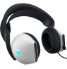 Dell Alienware Wired Gaming Headset AW520H Over-Ear, Built-in microphone, Lunar Light, Noise canceling