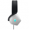 Dell Alienware Wired Gaming Headset AW520H Over-Ear, Built-in microphone, Lunar Light, Noise canceling