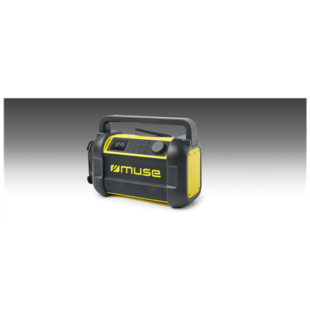 Muse M-928 BTY Jobsite Radio speaker, Black/Yellow