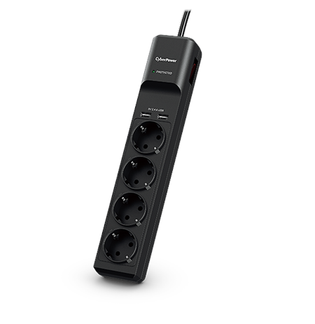 CyberPower P0420SUD0-DE Surge Protectors Black