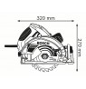 Bosch 0 601 668 901 portable circular saw 19 cm 5000 RPM 1800 W