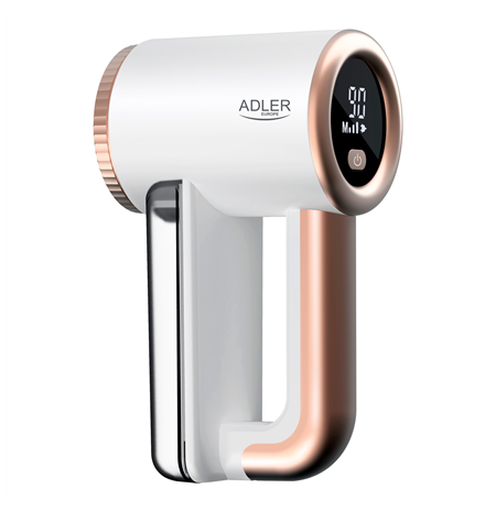 Adler Lint remover AD 9617	 White/Gold, Rechargeable battery, 5 W