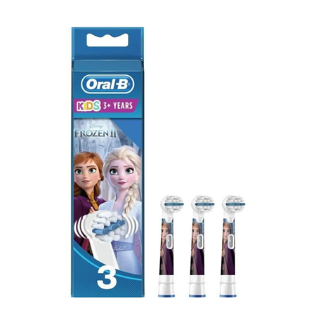 Oral-B Toothbrush Replacement  Refill Frozen Heads, For kids, Number of brush heads included 3, White