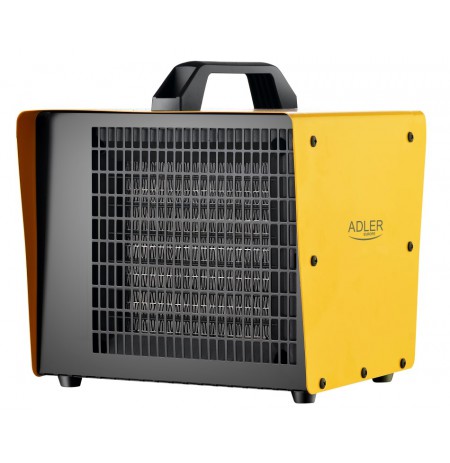 Adler Fan Heater AD 7740 Ceramic, 3000 W, Number of power levels 3, Yellow