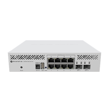 MikroTik Cloud Router Switch CRS310-8G+2S+IN Rackmountable, 1 Gbps (RJ-45) ports quantity 8, SFP+ ports quantity 2
