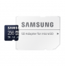 Samsung MicroSD Card PRO Ultimate 256 GB, microSDXC Memory Card, Flash memory class U3, V30, A2, SD adapter
