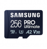 Samsung | MicroSD Card with Card Reader | PRO Ultimate | 256 GB | microSDXC Memory Card | Flash memory class U3, V30, A2