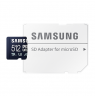 Samsung MicroSD Card PRO Ultimate 512 GB, microSDXC Memory Card, Flash memory class U3, V30, A2, SD adapter