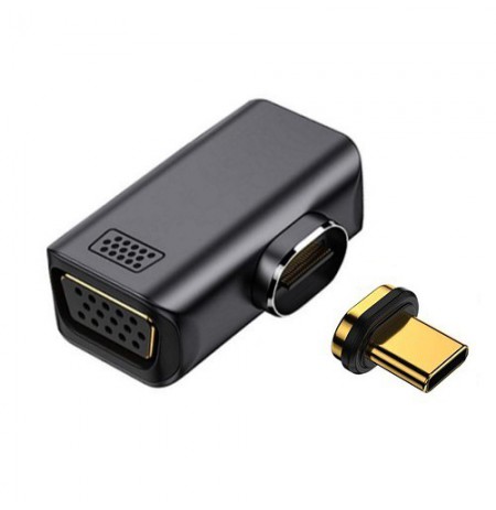 Magnetinis adapteris USB Type-C - VGA, 1080P, 60Hz