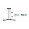 Gembird WM-60ST-01 Full-motion TV wall mount , 32”-60” (36 kg)