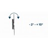 Gembird WM-60ST-01 Full-motion TV wall mount , 32”-60” (36 kg)