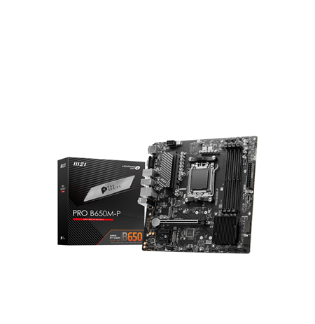 MSI PRO B650M-P Processor family AMD