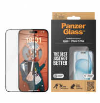 PanzerGlass | Screen protector | Apple | IPhone 15 Plus | Glass | Transparent | Ultra-wide fit