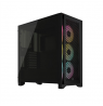 Corsair | Tempered Glass PC Case | iCUE 4000D RGB AIRFLOW | Side window | Black | Mid-Tower | Power supply included No