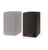 Sharp CP-SS30 Bookshelf Speakers, Brown