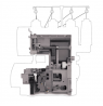 Singer Sewing Machine 14HD-854 Heavy Duty Serger Number of stitches 8, Grey