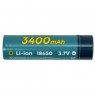 Akumuliatorius 18650, 3.7V, 1C, 3400mAh
