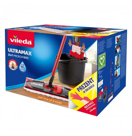 Vileda Ultramax Box mop + free gloves