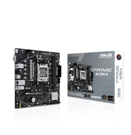 Asus PRIME A620M-K Processor family AMD